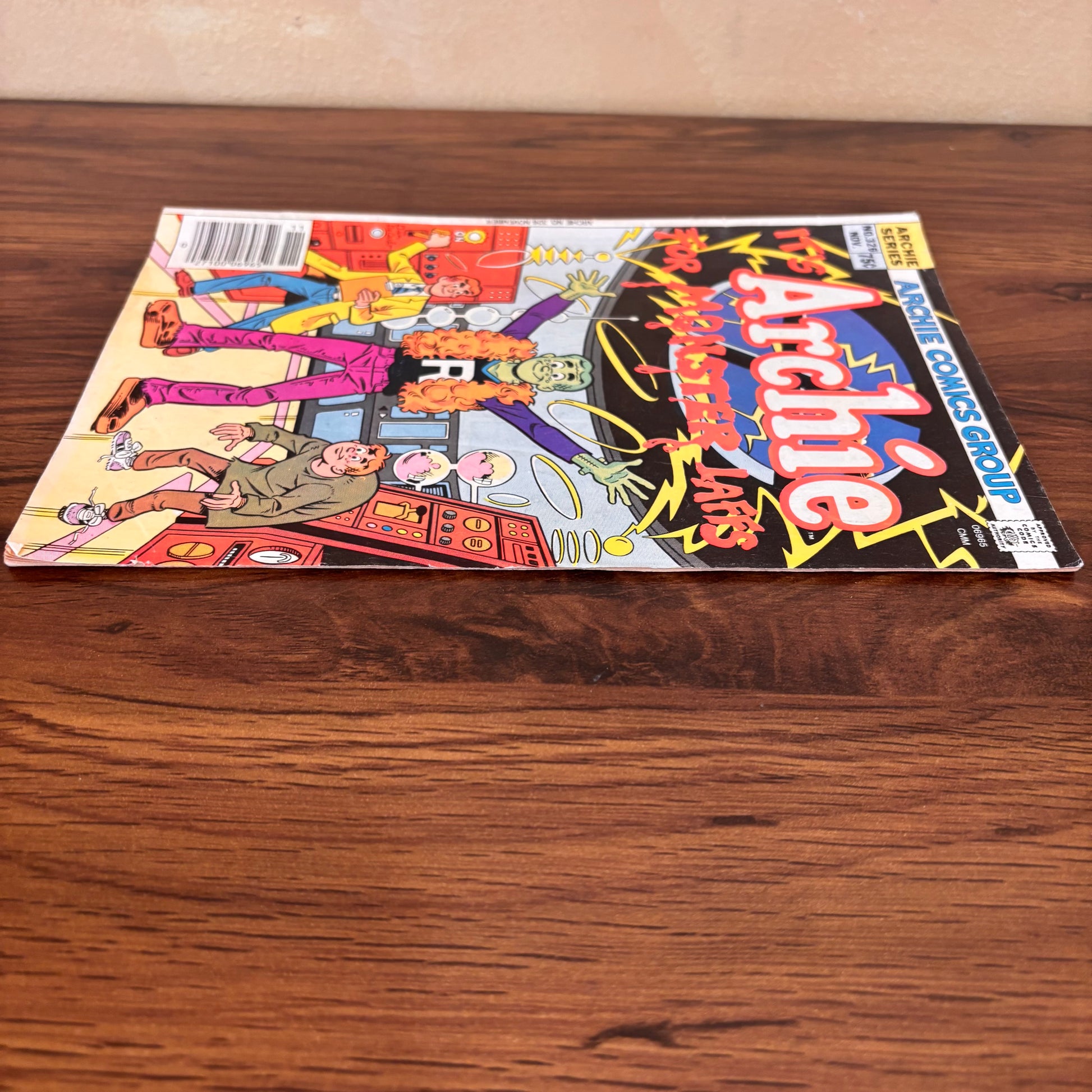 Retro Riverdale horror comedy comic featuring Archie Monster Laffs, a vintage 1983 issue with monster costume artwork, spooky gag humor, and classic Archie character charm.