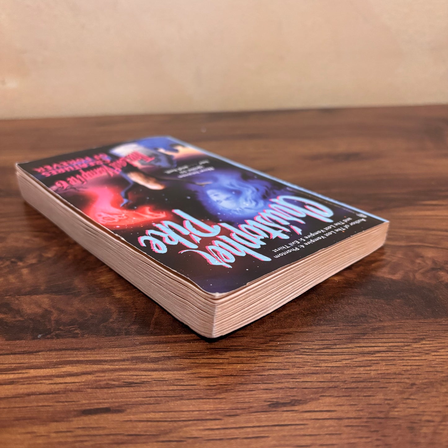 Retro teen vampire paperback Creatures of Forever by Christopher Pike, a vintage Last Vampire series book for nostalgic readers, YA horror fans, and paperback collectors.