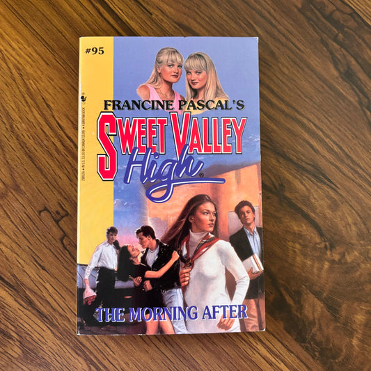 Sweet Valley High #95: The Morning After by Francine Pascal, 1993 Bantam YA paperback about consequences, teen drama, and scandal