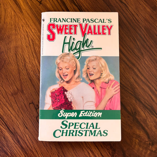 Sweet Valley High Special Christmas by Francine Pascal, 1985 Super Edition YA paperback with twin holiday drama and emotional revelations