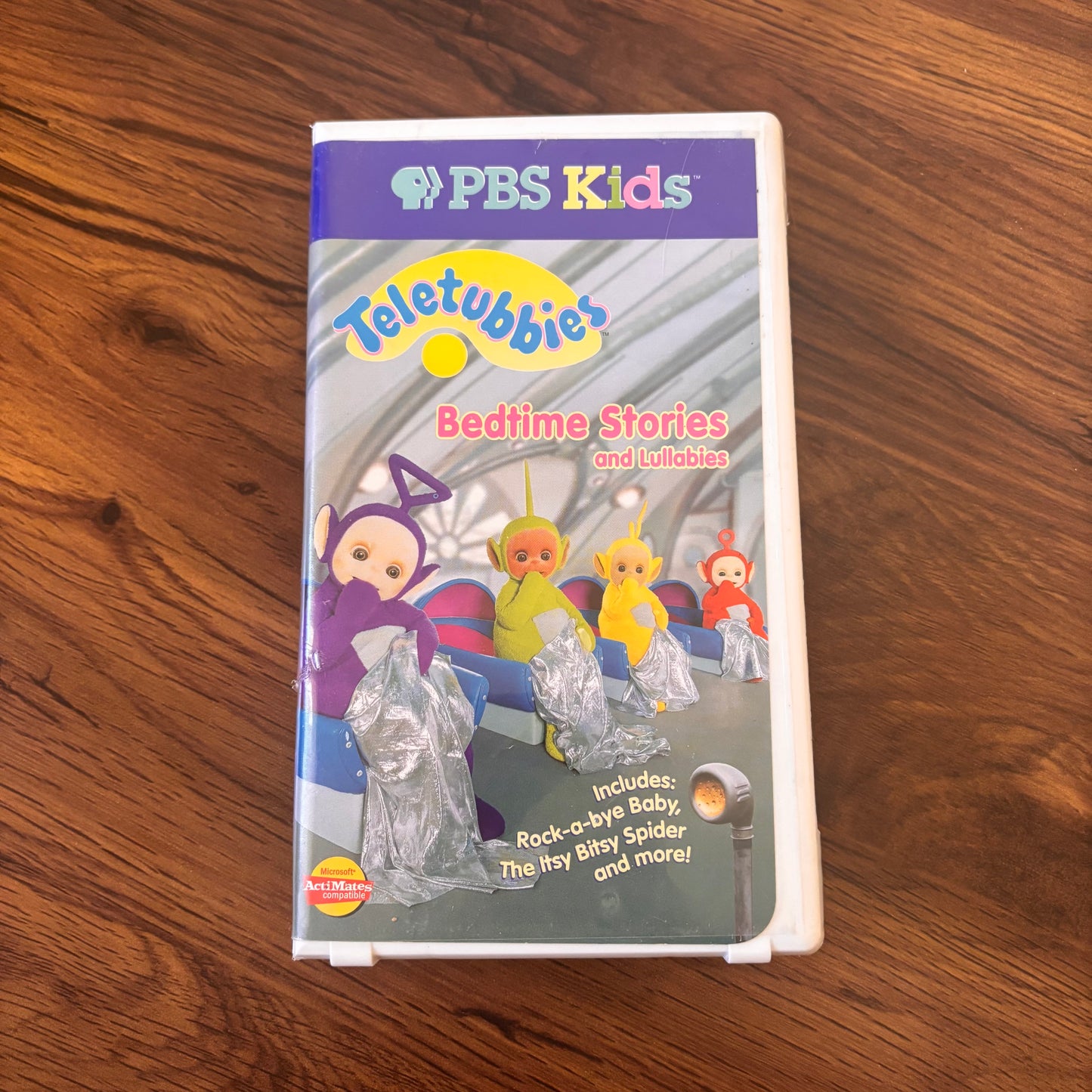 Teletubbies Bedtime Stories 2000 VHS with lullabies and calming nighttime content for toddlers from PBS Kids