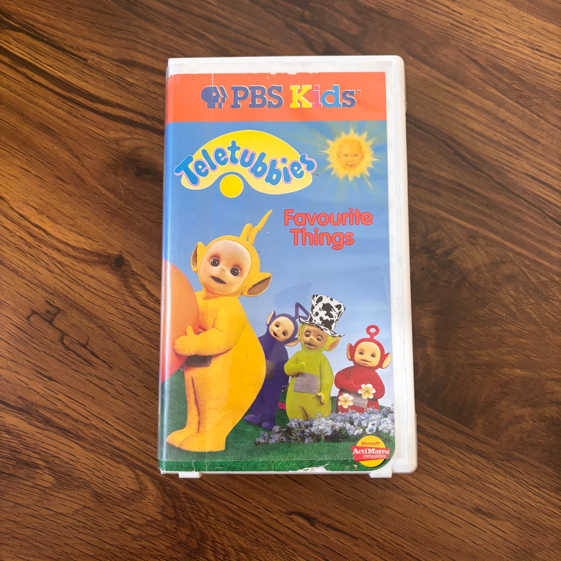 Teletubbies Favourite Things 1999 VHS featuring beloved characters, fun episodes, and classic PBS kids content for toddlers