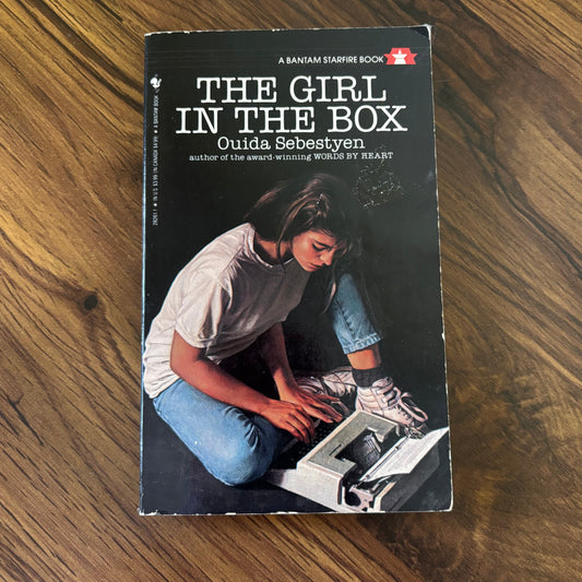 The Girl in the Box by Ouida Sebestyan, 1989 Bantam YA paperback about teen captivity, survival, and psychological suspense