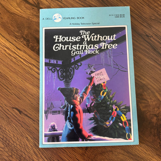 The House Without a Christmas Tree by Gail Rock 1985 - Dell Yearling Paperback - Heartwarming holiday story perfect for collectors, families, and fans of Christmas classics.