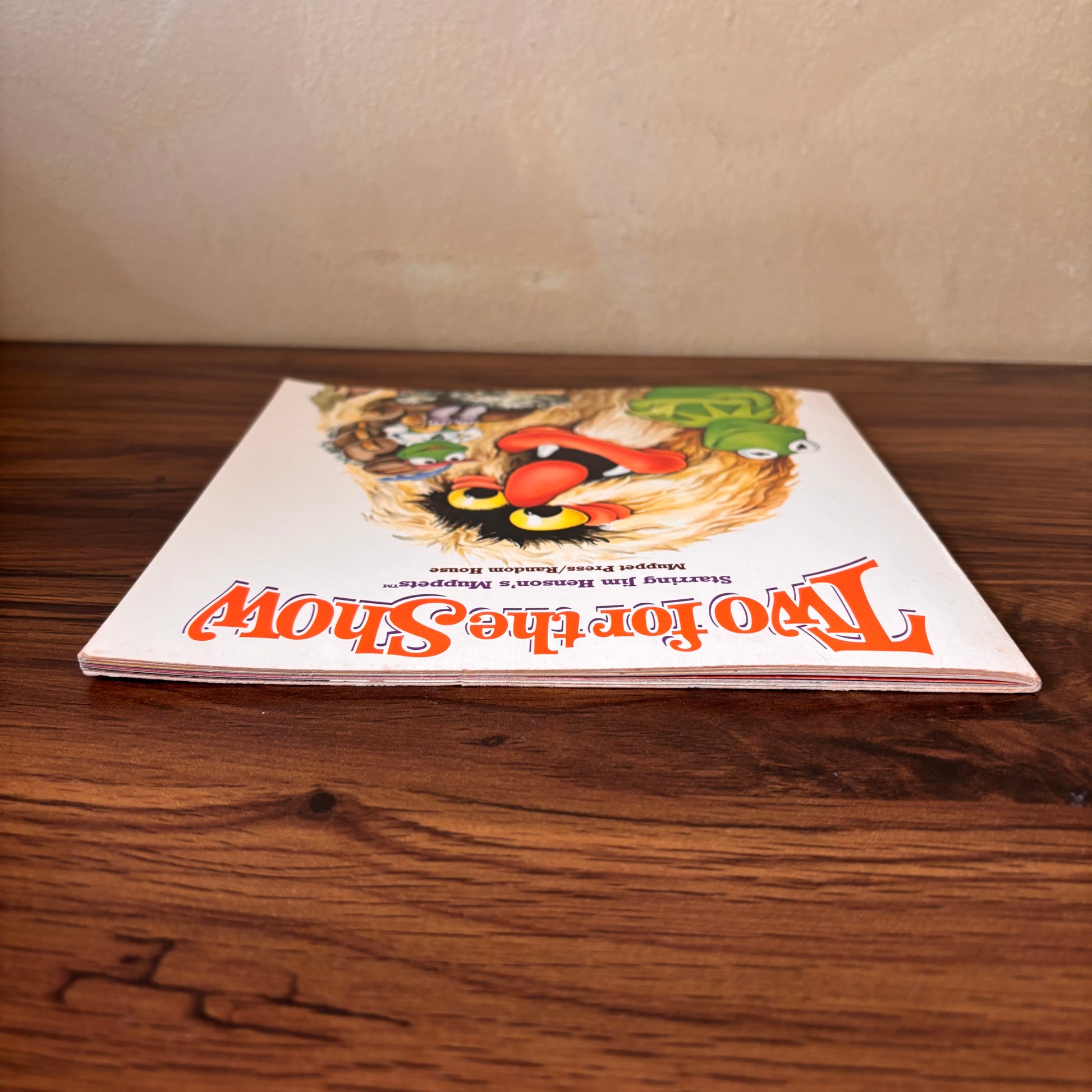 Two for the Show 1982 vintage TV character book from Jim Henson’s Muppets, a softcover children’s story with Muppet Press publishing and collectible retro entertainment nostalgia.