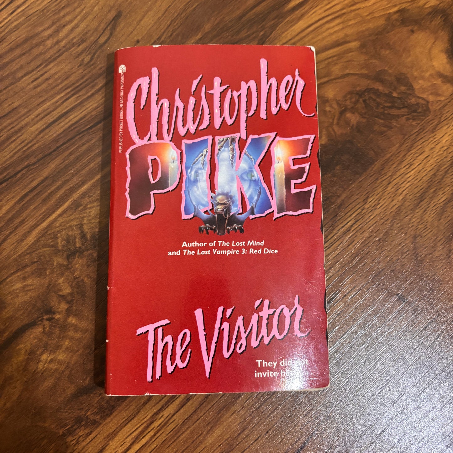 Vintage 1995 Christopher Pike The Visitor Archway paperback teen horror novel retro 90s young adult supernatural fiction book nostalgic thriller OMG I Had That